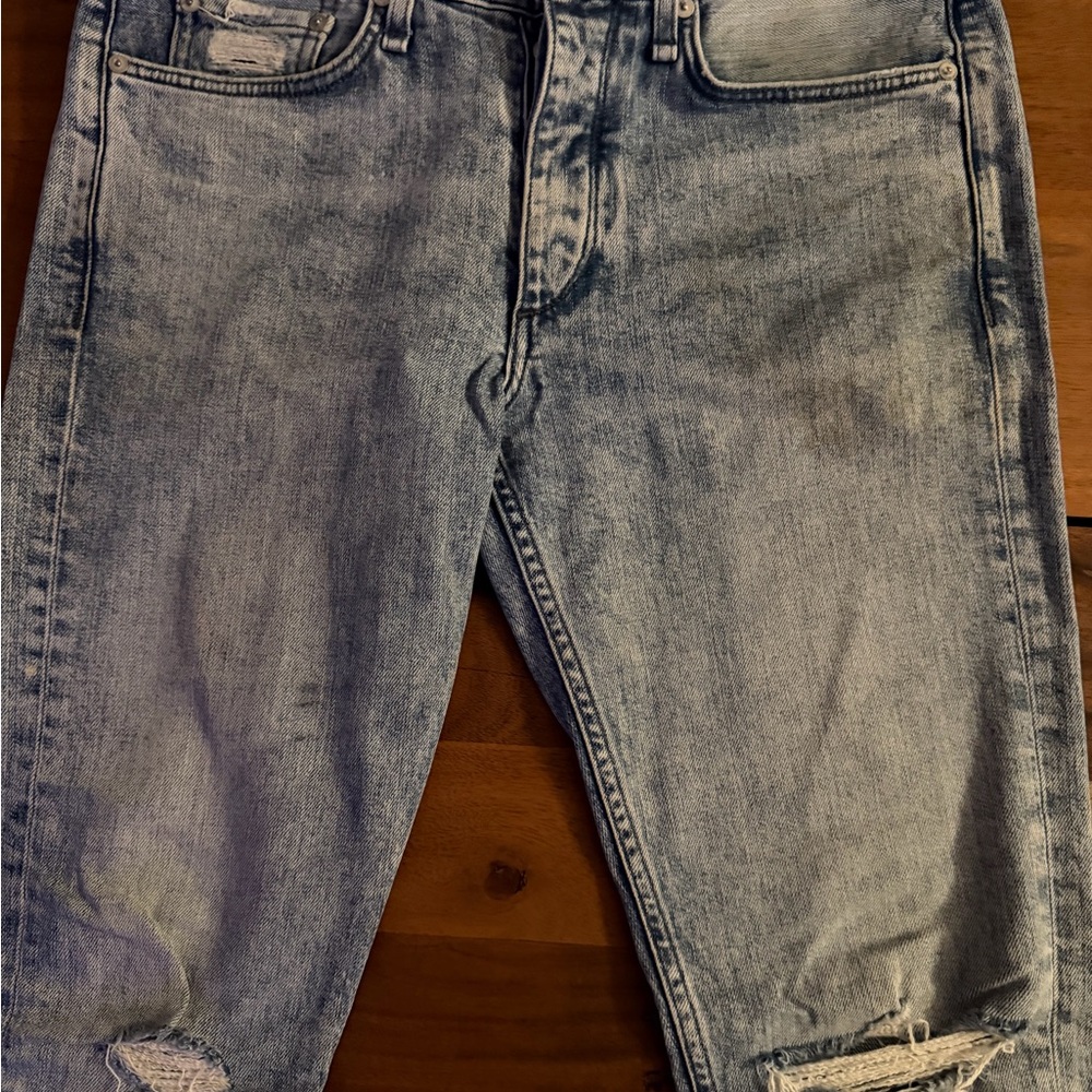 Rag & Bone Men's Light Blue Slim Jeans